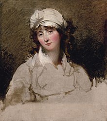 Portrait of Elizabeth Inchbald by Thomas Lawrence, c. 1796