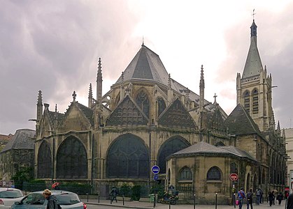 The apse seen from Rue Saint-Jacques