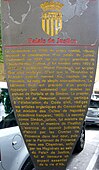 Historical marker about the Palace of Justice