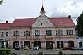 Das Rathaus und Sitz der Kreisverwaltung in Sächsisch-Regen