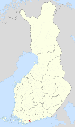 Location of Siuntio in Finland