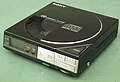Image 17The portable Discman CD player, which was released in 1984 and precipitated the displacement of LPs (from Album era)