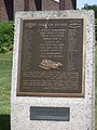Plaque memorializing fallen U.S. submariners.