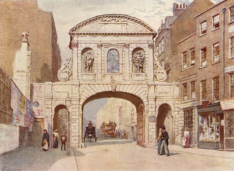 Temple Bar by Philip Norman, 1876