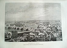 Late-19th-century drawing of the city