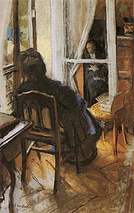 Édouard Vuillard, A la fenêtre