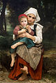 William-Adolphe Bouguereau, Breton Brother and Sister