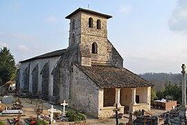 The church in Saint-Aubin-de-Branne