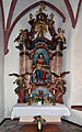 Spätbarocker Marienaltar in der Stiftskirche St. Juliana zu Mosbach