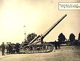 World War I-era 7" tractor mount gun used at Dahlgren Naval Proving Ground