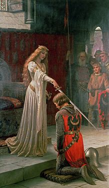 The Accolade (created by Edmund Leighton; nominated by Brandmeister)