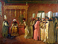 Audience of Charles de Vergennes with Sultan Osman III in 1755.