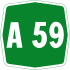 Autostrada A59 shield}}