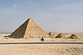 Mykerinos-Pyramide mit drei Königinnenpyramiden