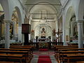 Innenansicht der Kirche San Siro in Carabbia