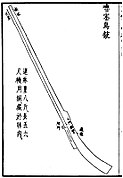 A Ming matchlock from the Wubei Zhi, 1628.
