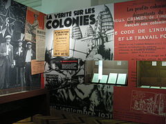 Temporary exhibition « 1931, les étrangers au temps de l'Exposition coloniale » (2008).