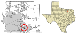 Location of St. Paul in Collin County, Texas