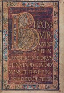 Beispiel Karolingischer Buchkunst: Dagulf-Psalter