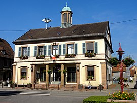 The town hall in Drusenheim