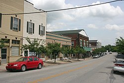 The East Main Street Historic District is listed on the National Register of Historic Places[1]
