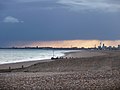 Image 29Hayling Island's mainly shingle beach with Portsmouth's Spinnaker Tower beyond (from Portal:Hampshire/Selected pictures)