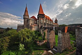 Corvin Castle in Hunedoara, now Romania (1440-1480)