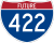 Future Interstate 422 marker