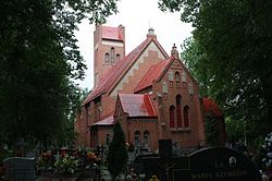 Die ehemals evangelische, heute orthodoxe Kirche in Korsze (Korschen)