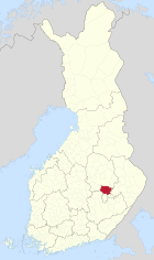 Lage von Leppävirta in Finnland