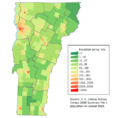 Image 35Population density of Vermont (from Vermont)