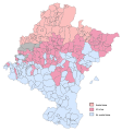 Autonome Gemeinschaft Navarra (Spanien): Gemeinden der baskischsprachigen, gemischten und spanischsprachigen Zonen