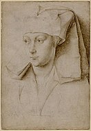 Rogier van der Weyden - Portrait of a Young Woman, c. 1440