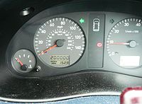 SEAT Alhambra first generation pre-facelift instrument panel
