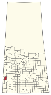 Location of the RM of Happyland No. 231 in Saskatchewan