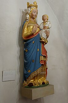 Spandauer Madonna (Replik) in der Ribbeckschen Kapelle (früher Marienkapelle) der Kirche