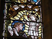 Whall's window in St Seiriol. Shown courtesy Peter Jones