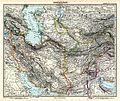 Map of Iran and Turan, Stieler's Atlas.