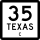 Business State Highway 35-C marker