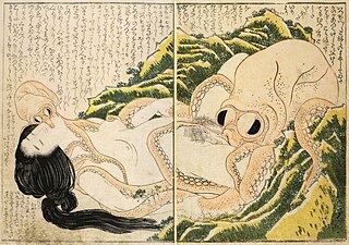 Hokusai, The Dream of the Fisherman's Wife, c. 1820