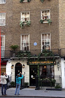 The Sherlock Holmes Museum on Baker Street