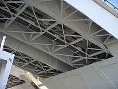 The architecture beneath the Wilson Bridge