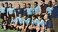 Image 12Players of the Uruguay national football team that won the 1950 World Cup after the victory known as Maracanazo (from History of Uruguay)