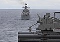 Admiral Ushakov in the Barents Sea during exercises. June 2021