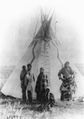 Image 37Assiniboine family, Montana, 1890–91 (from Montana)