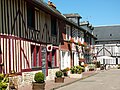 Half-timber houses in Beuvron-en-Auge, one of the Most Beautiful Villages of France