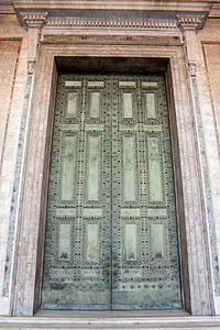 Ancient Roman bronze doors of the Curia Julia, now in the Basilica of St. John Lateran (Rome)