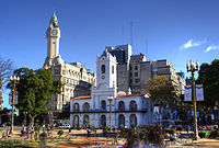View from the Plaza de Mayo