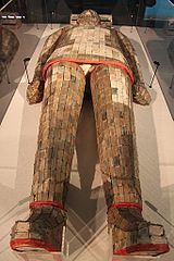 Jade burial suit at the Henan Museum, in Zhengzhou