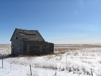 An abandoned house in Eastonville, Colorado